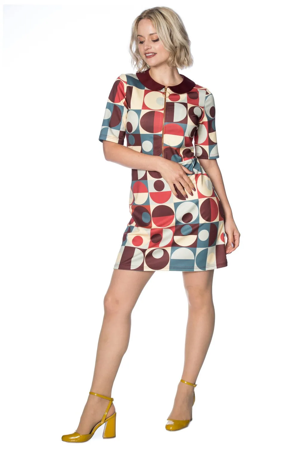 Geo Circular Dress