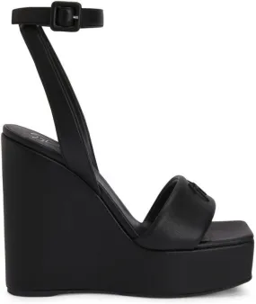 Meissa 130mm Platform Sandals by Giuseppe Zanotti in Black