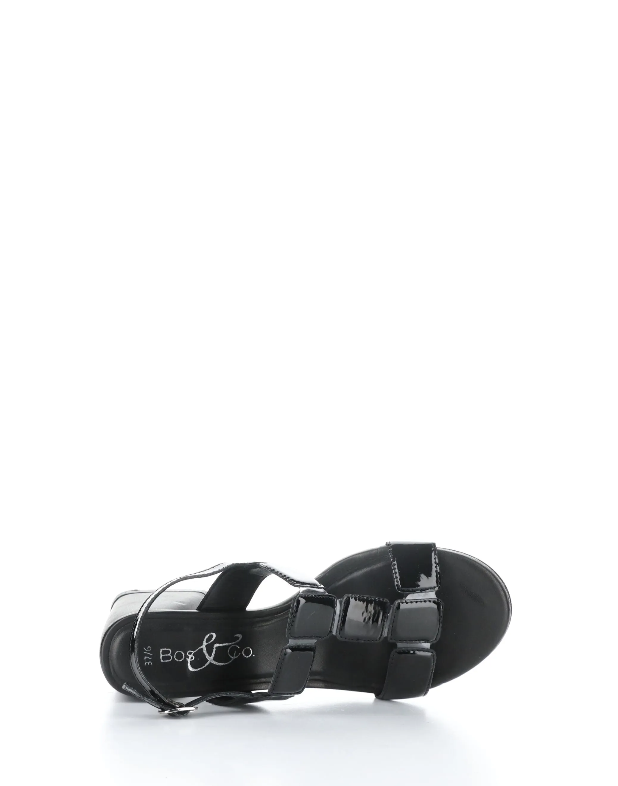 Glow Black Buckle Sandals - Shop Now!