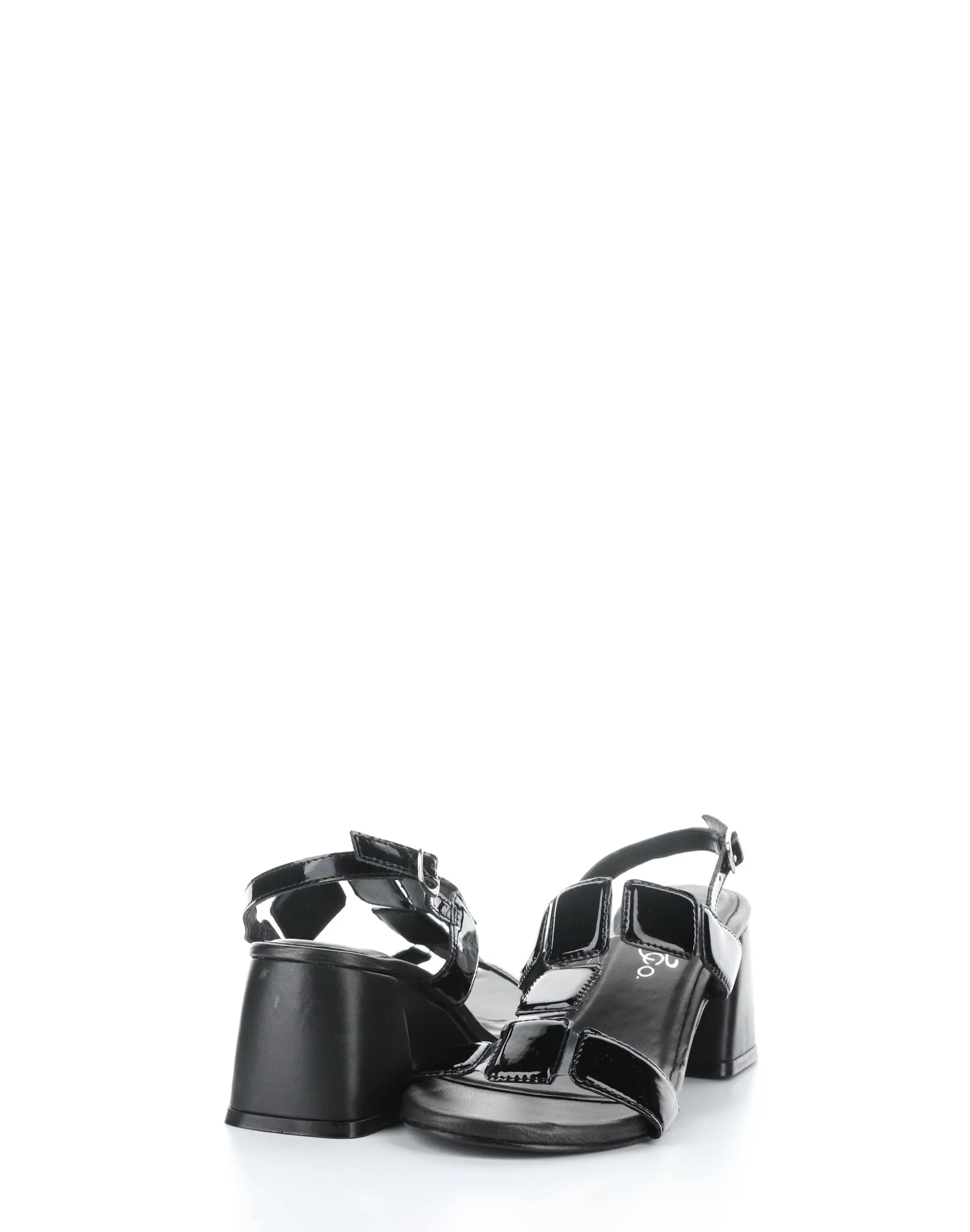 Glow Black Buckle Sandals - Shop Now!