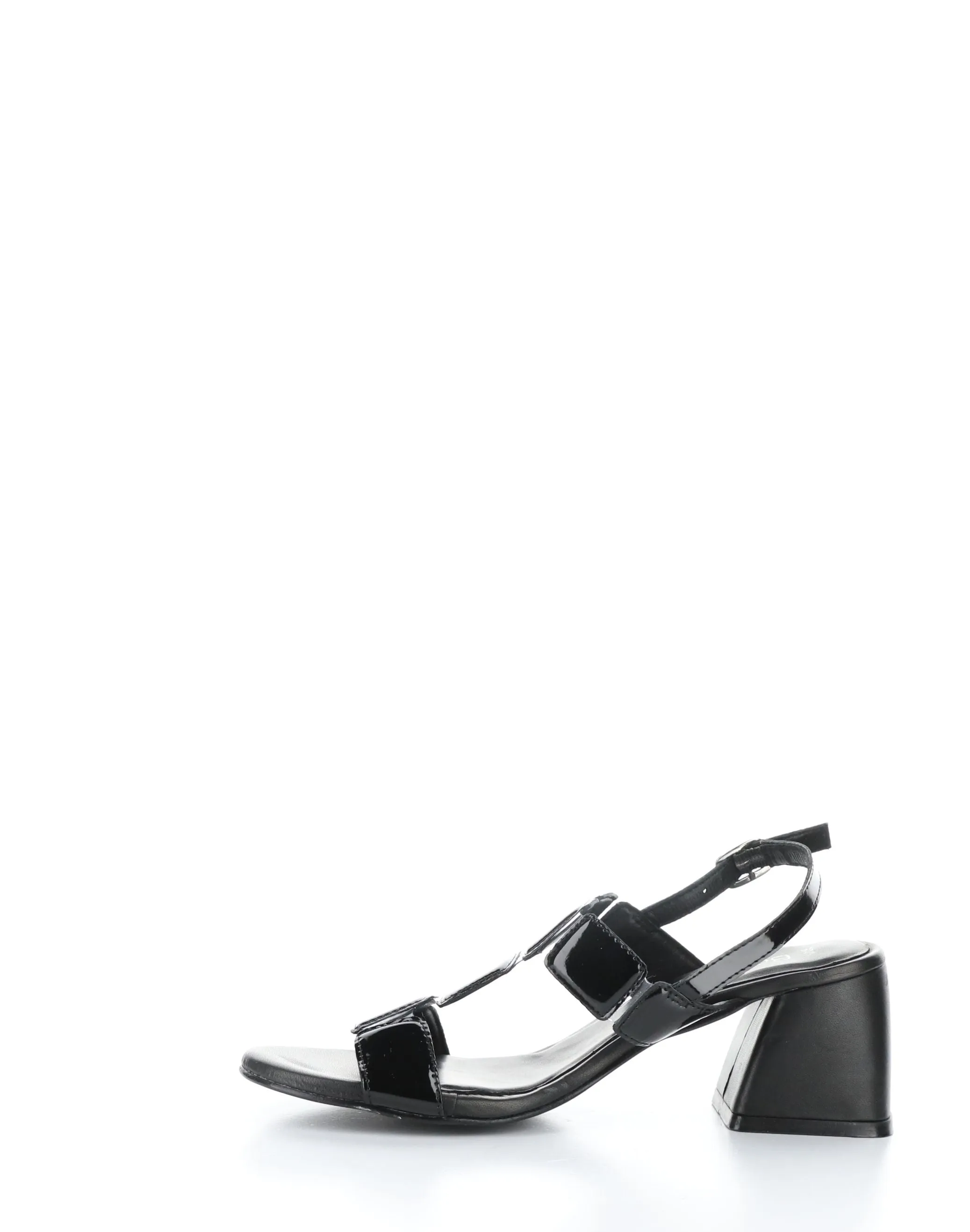 Glow Black Buckle Sandals - Shop Now!