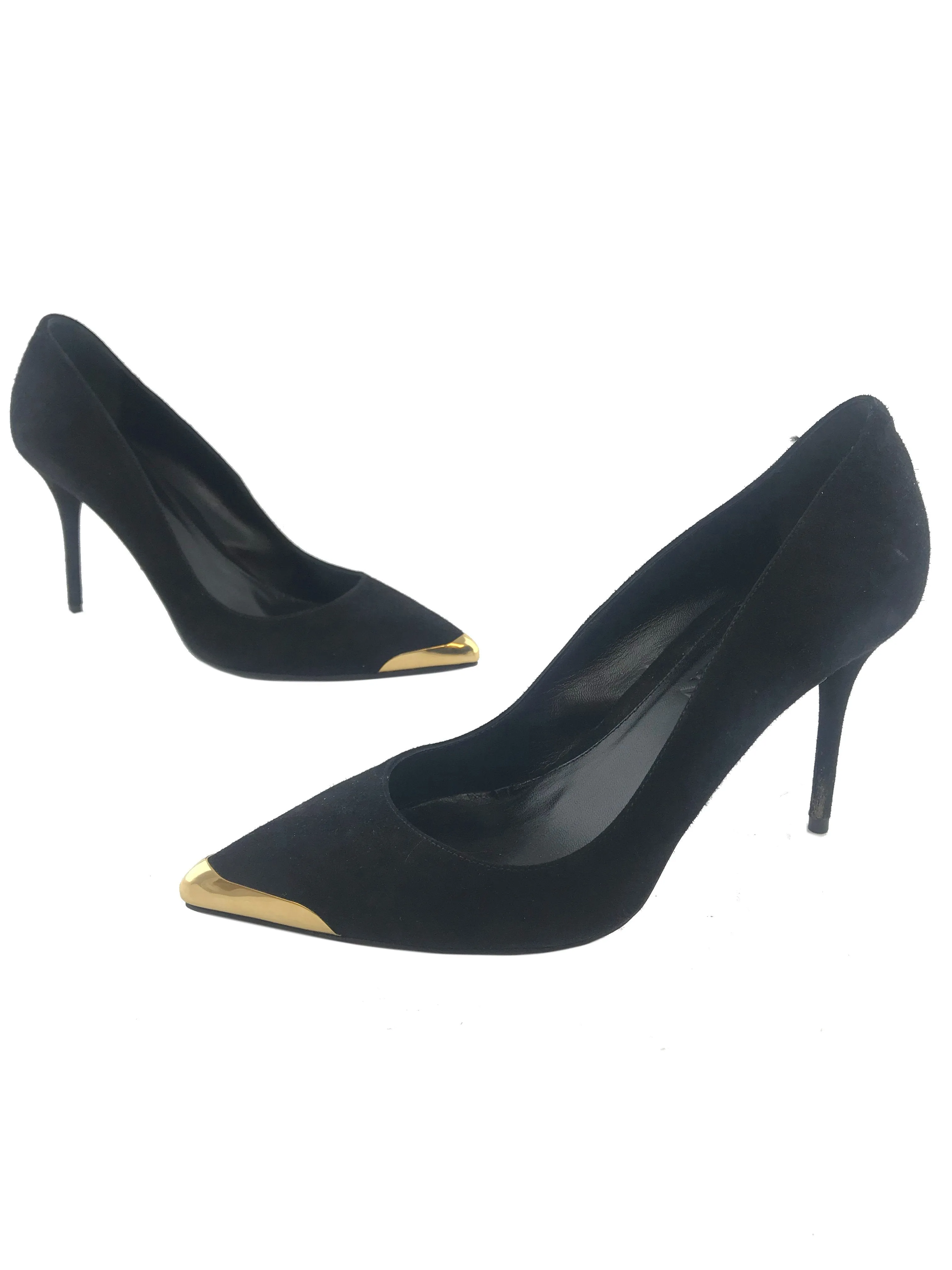 Gold Cap Toe Pumps by Alexander McQueen Size 9