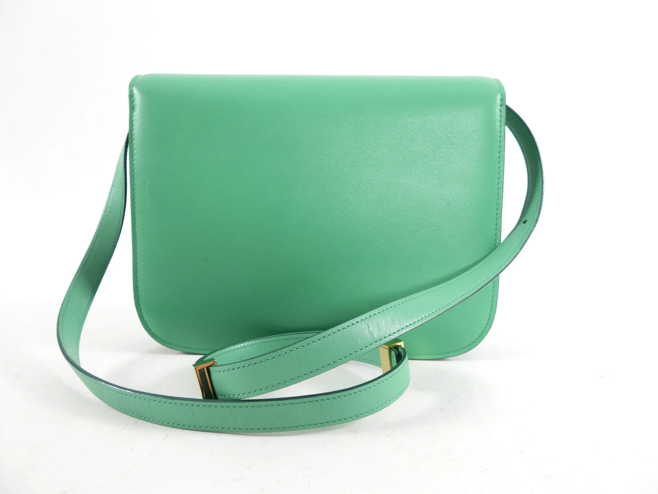 Green Medium Classic Box Bag