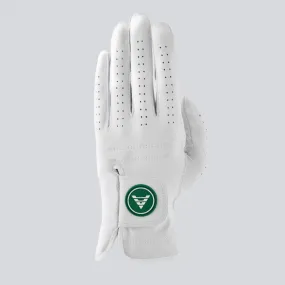 Green White Premium Cabretta Leather Golf Glove