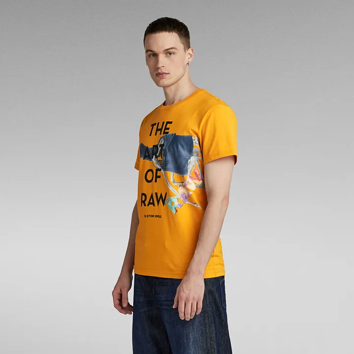 GSTAR Yellow Compact T-Shirt - Product Code GD236463361213