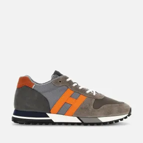 Hogan H383 Grey Orange Sneaker