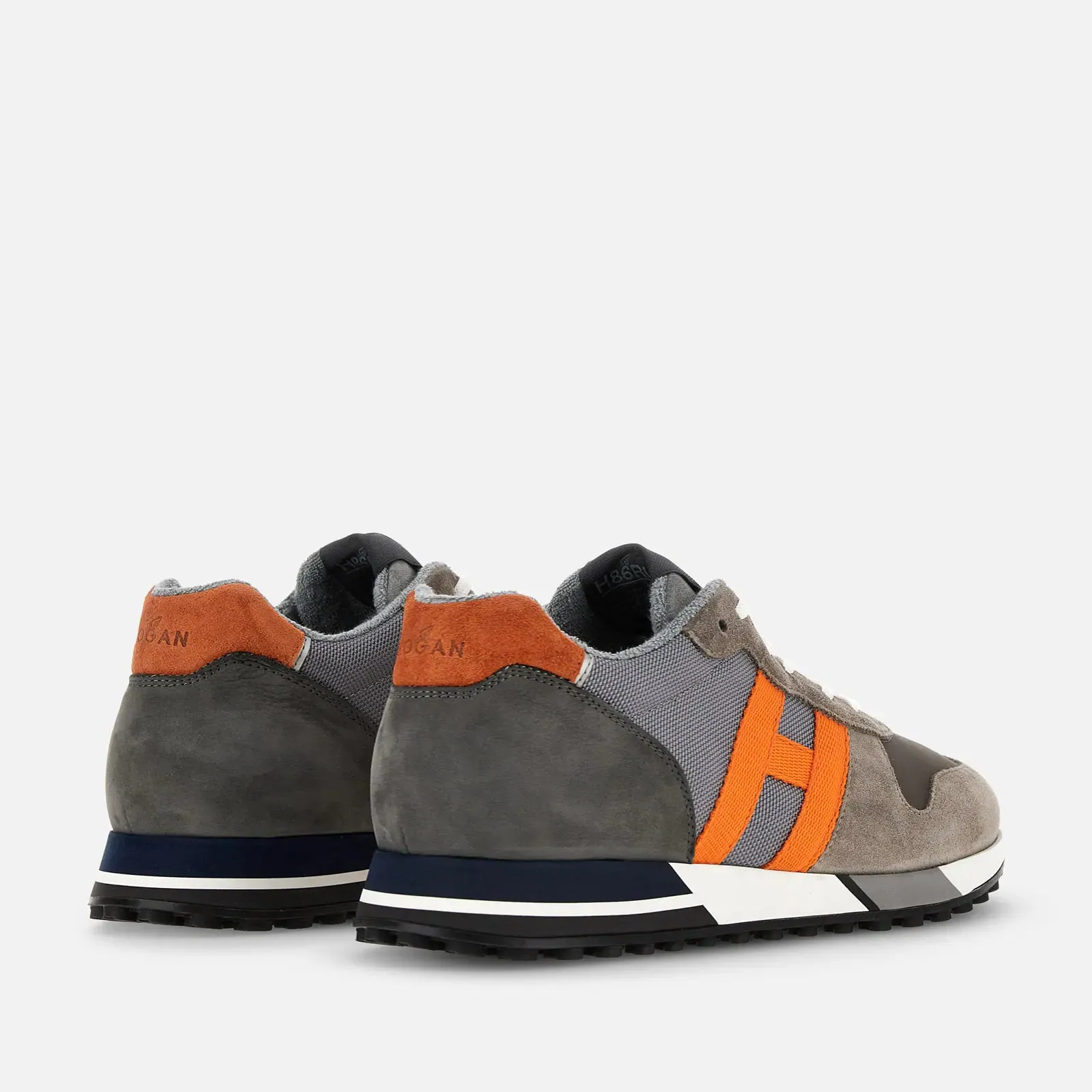 Hogan H383 Grey Orange Sneaker