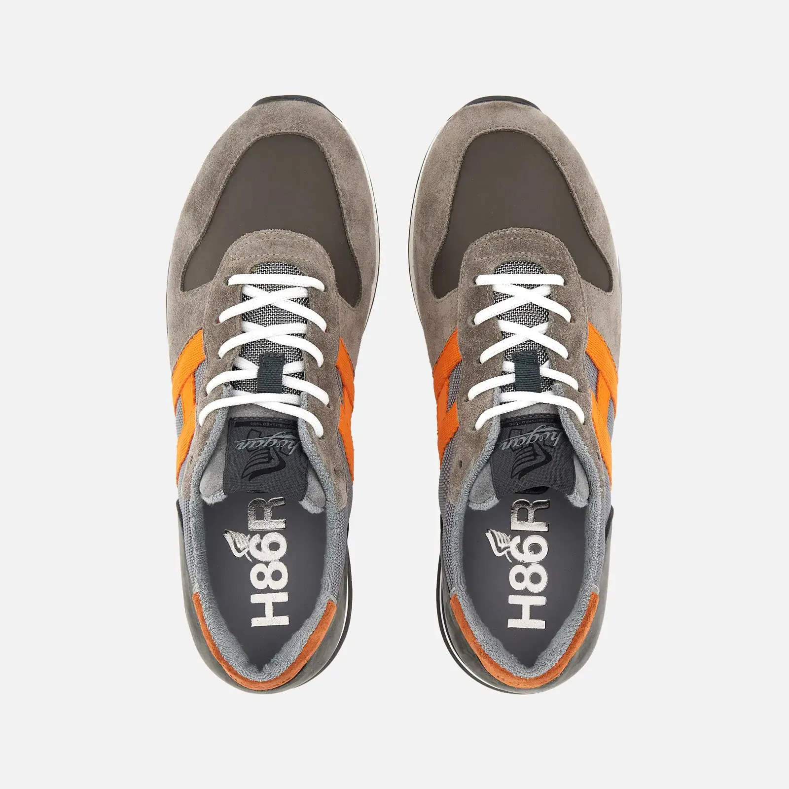 Hogan H383 Grey Orange Sneaker