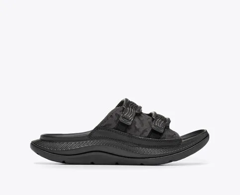 Hoka Men's ORA Luxe Slide Sandals in Black