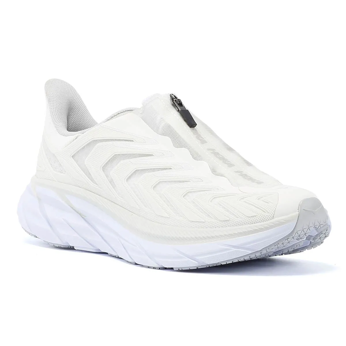 Hoka Project Clifton White / Grey Trainers