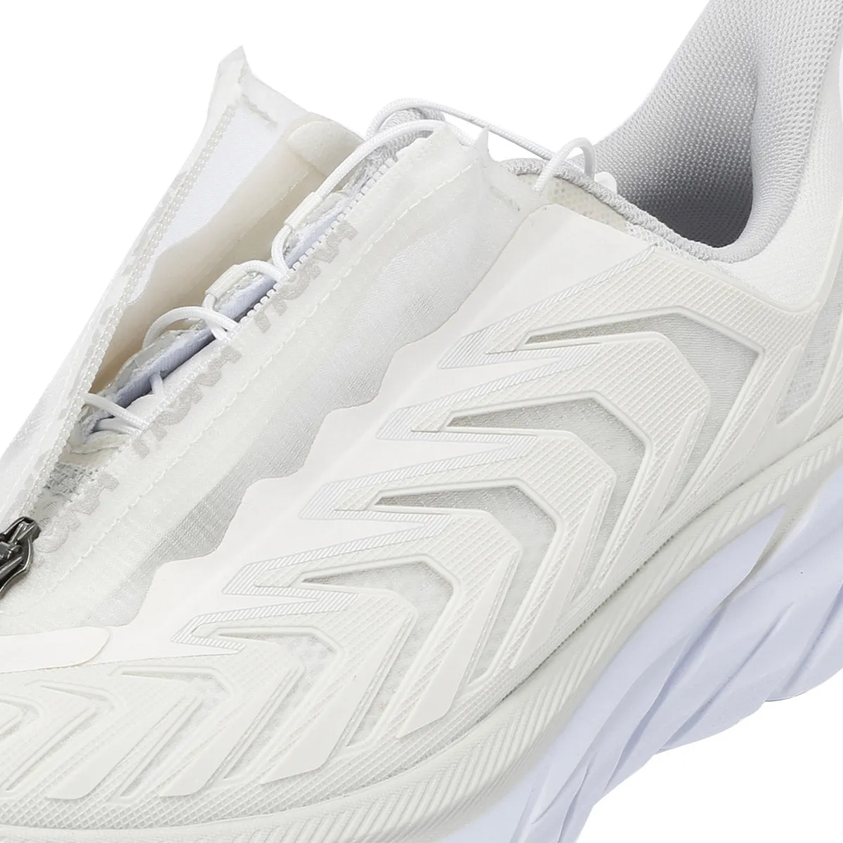 Hoka Project Clifton White / Grey Trainers