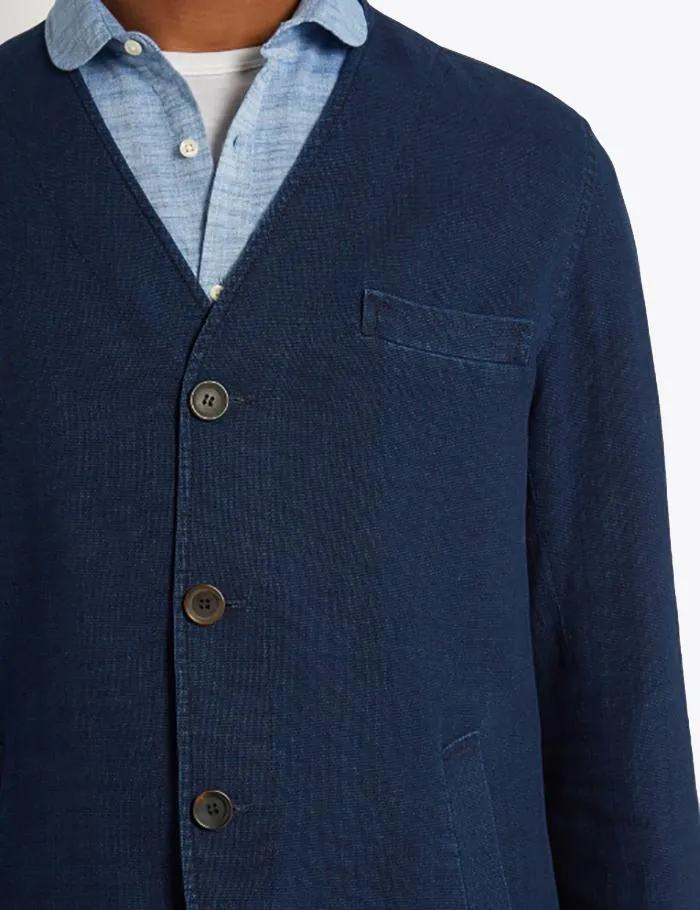 Indigo Blue Oliver Spencer Tom Jacket