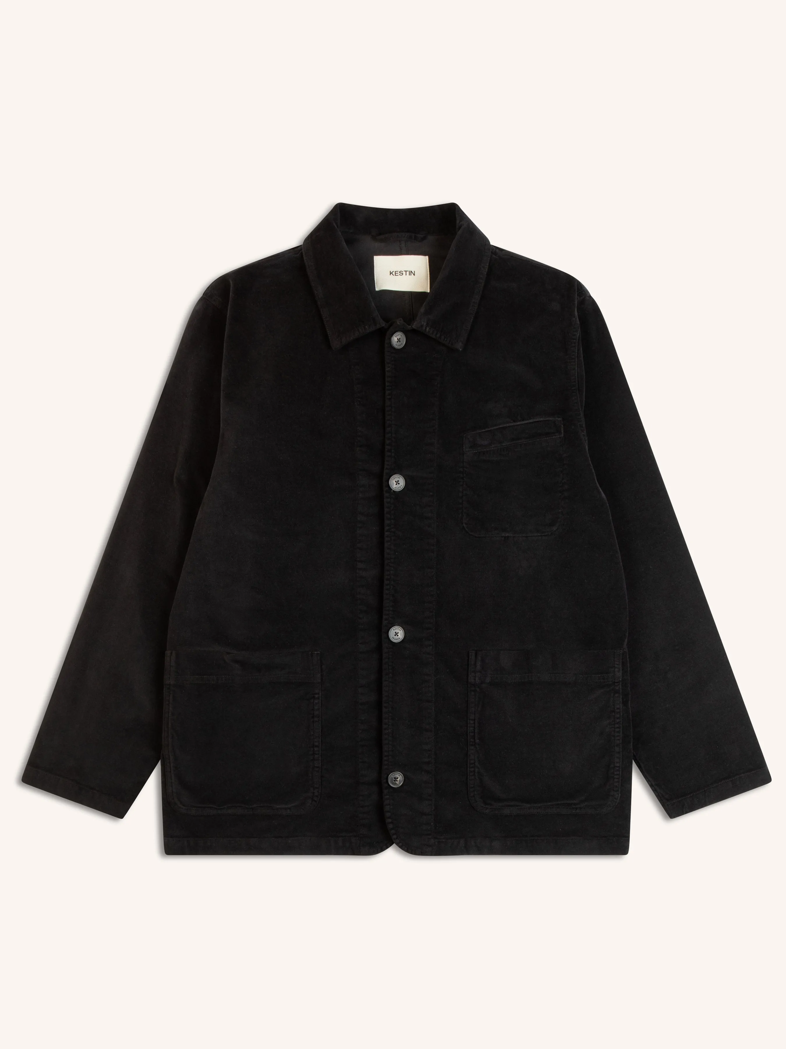 Ink Black Moleskin Huntly Jacket