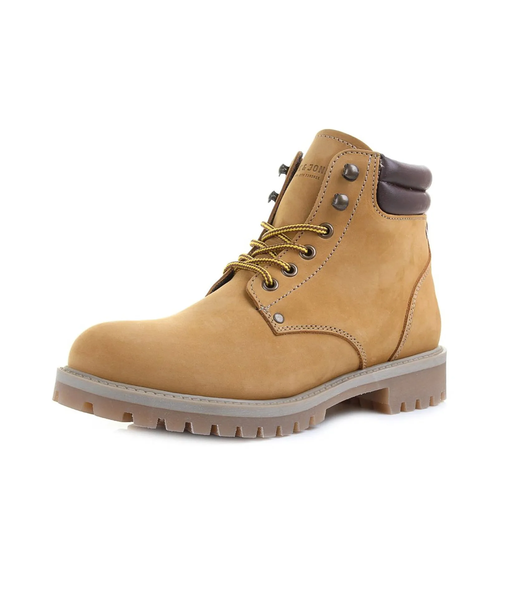 Jack & Jones Nubuck Stoke Honey Leather Boots