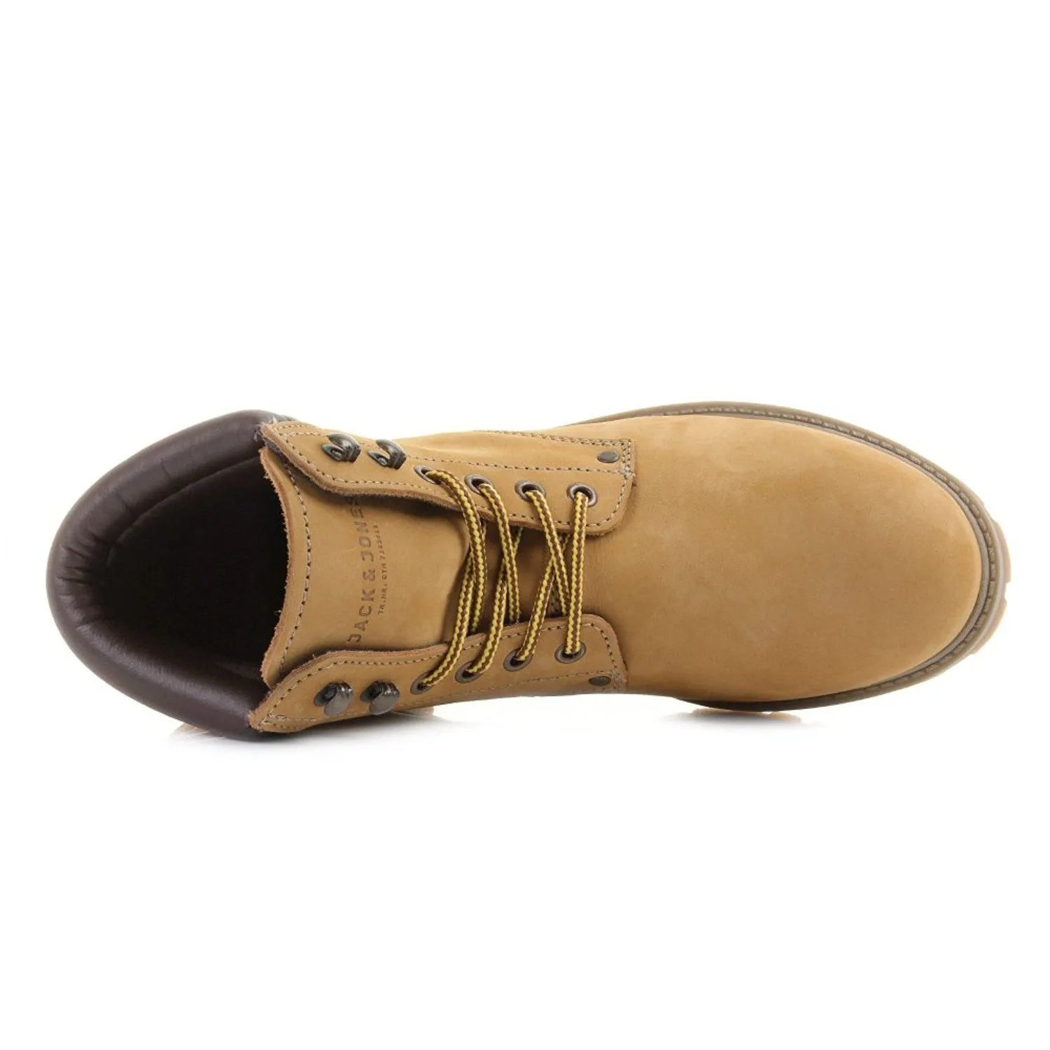 Jack & Jones Nubuck Stoke Honey Leather Boots