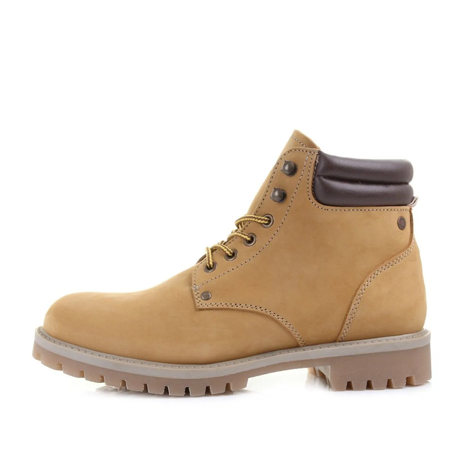 Jack & Jones Nubuck Stoke Honey Leather Boots