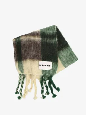 JIL SANDER Women's Checkered Scarf