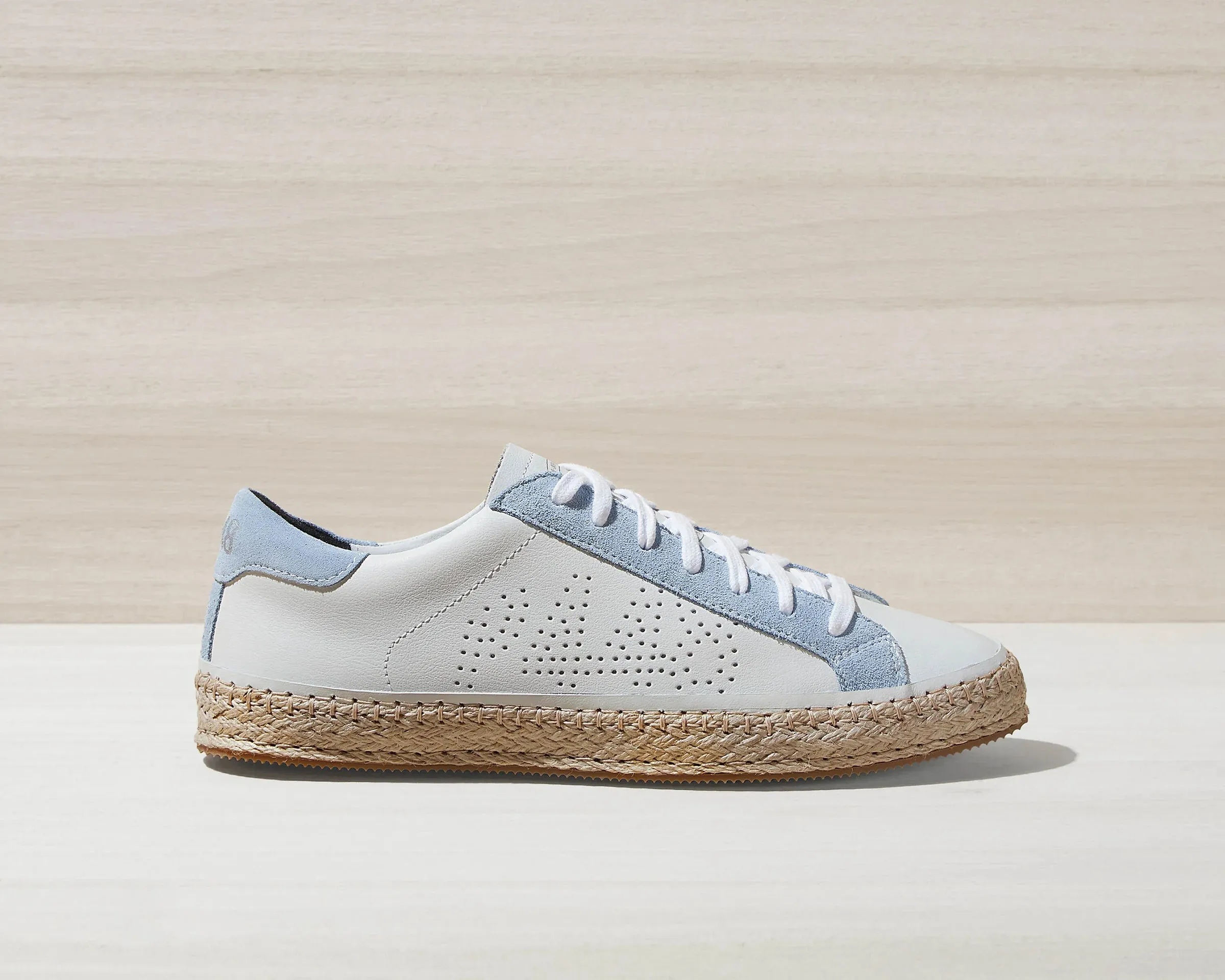 Blue Suede Espadrille Sneaker by John Corda