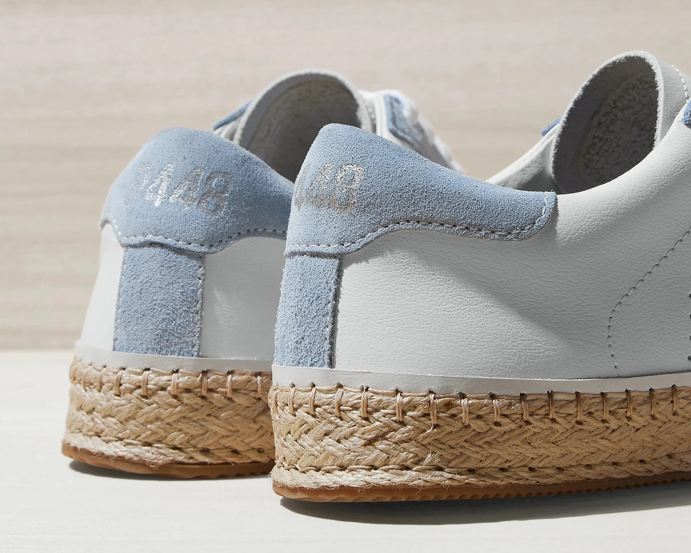 Blue Suede Espadrille Sneaker by John Corda