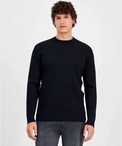 Karl Lagerfeld Paris Men's Geo-Pattern Sweater