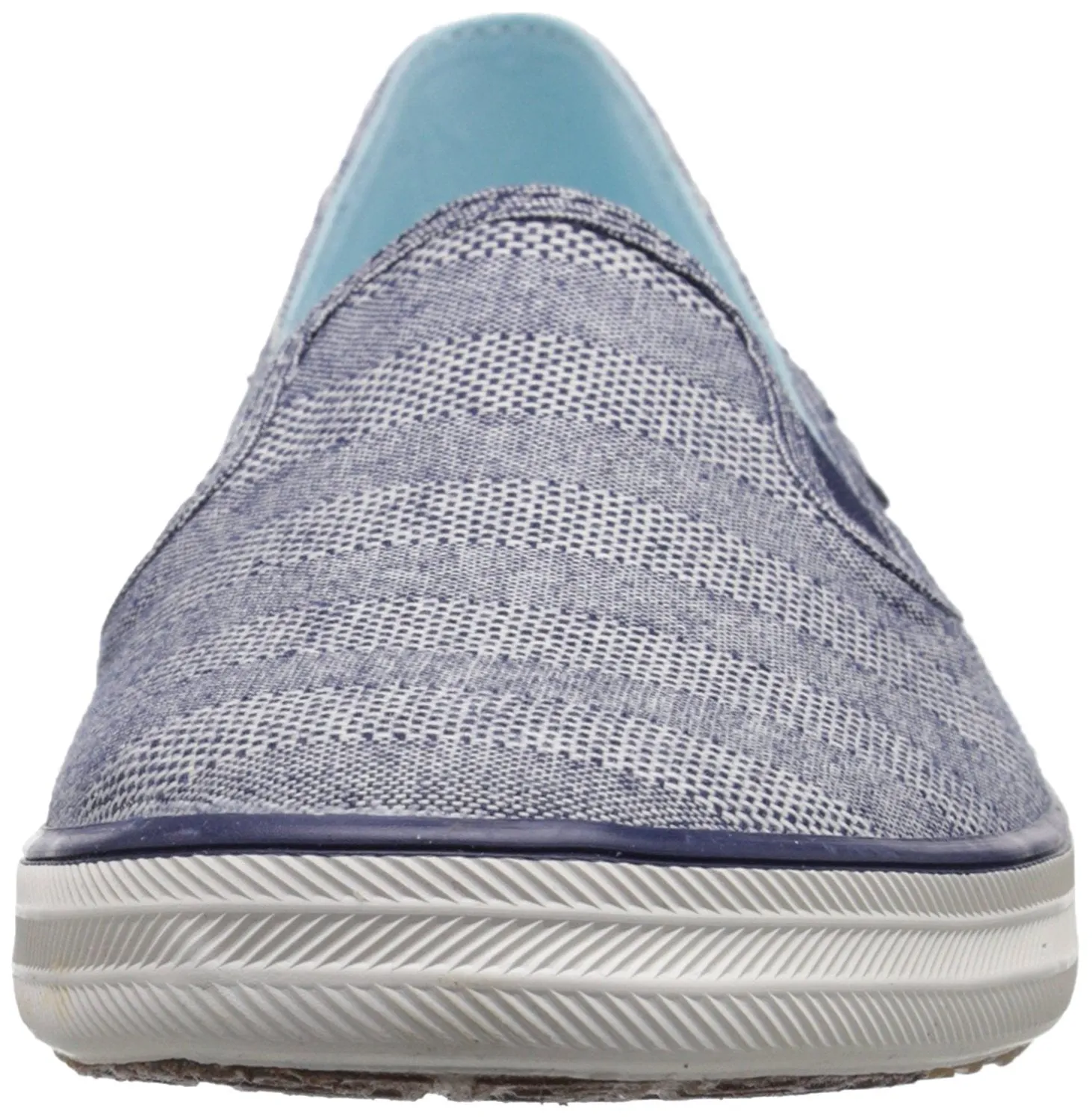 Chambray Stripe Fashion Sneaker by Keds Women's Crashback