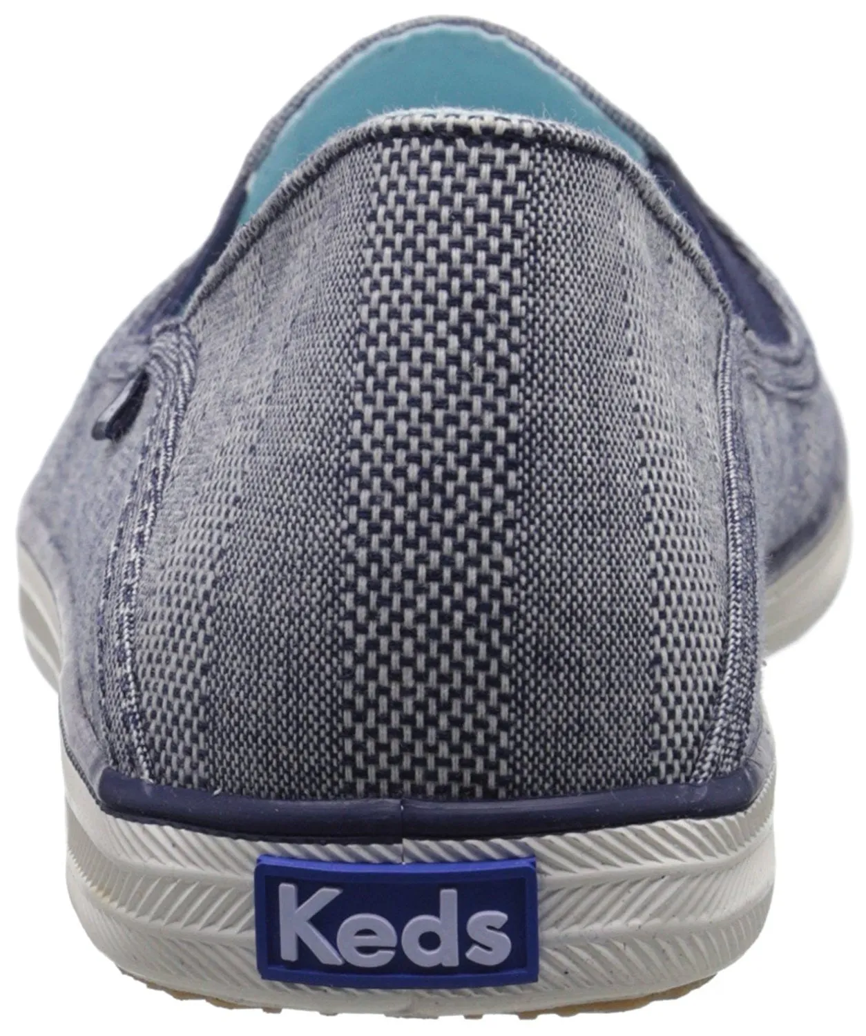 Chambray Stripe Fashion Sneaker by Keds Women's Crashback