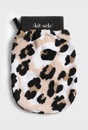 Kitsch Leopard Print Exfoliating Glove