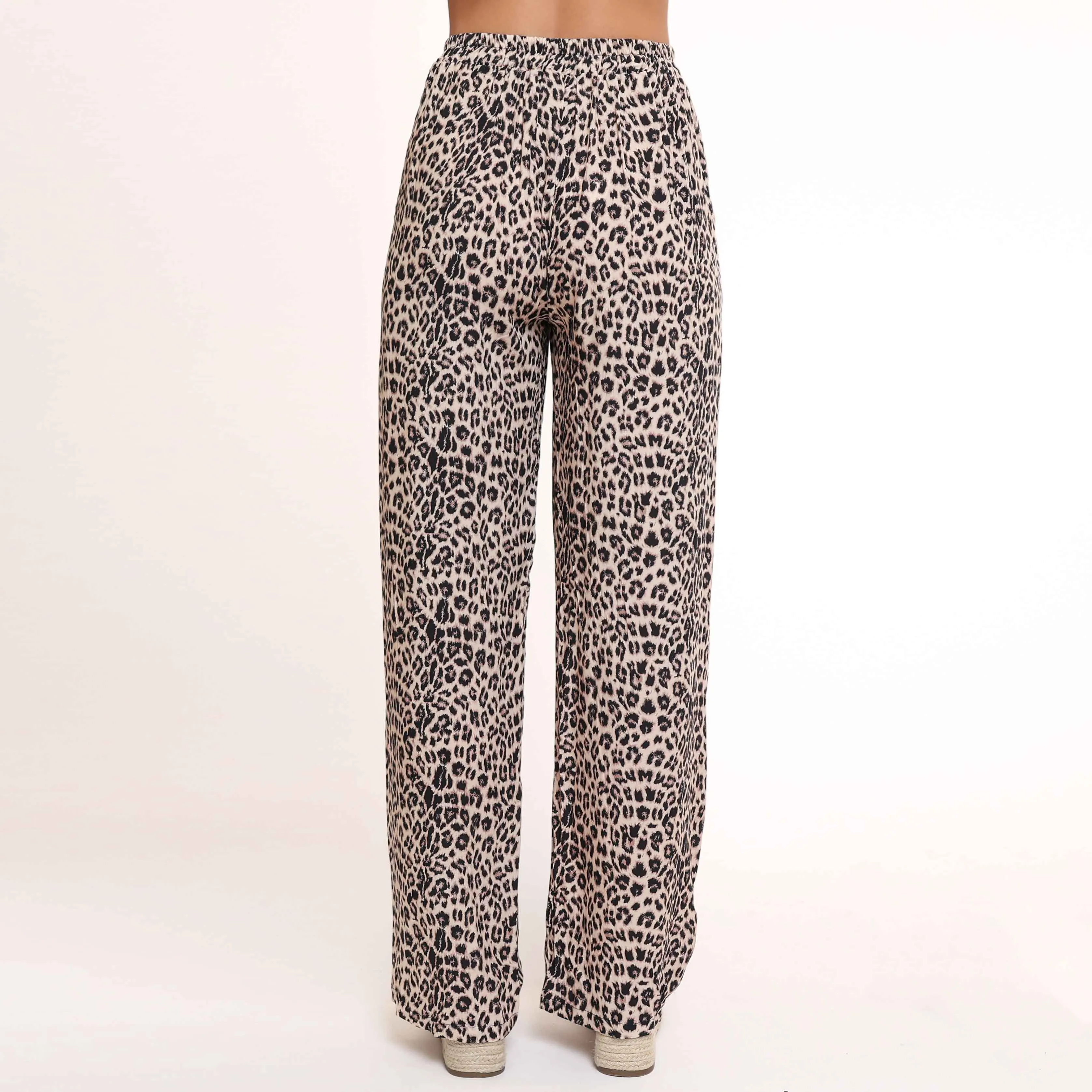 Leopard Print Pants - Women's Fashion