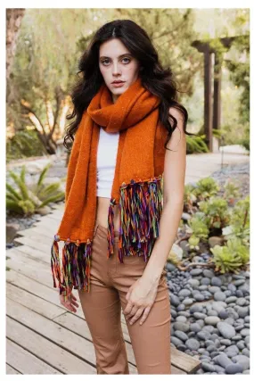 Leto Boho Fringe Scarf