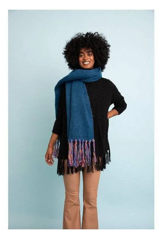 Leto Boho Fringe Scarf