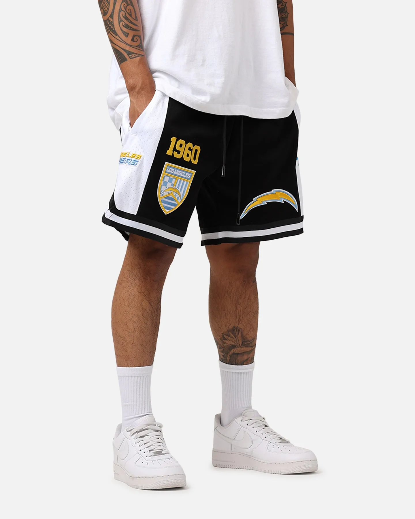 Los Angeles Chargers Fast Lane 2.0 Black Shorts by Pro Standard