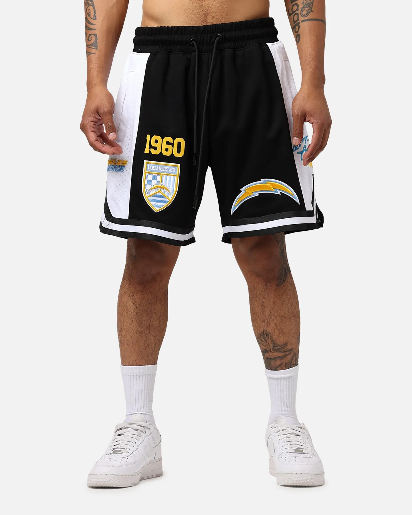 Los Angeles Chargers Fast Lane 2.0 Black Shorts by Pro Standard