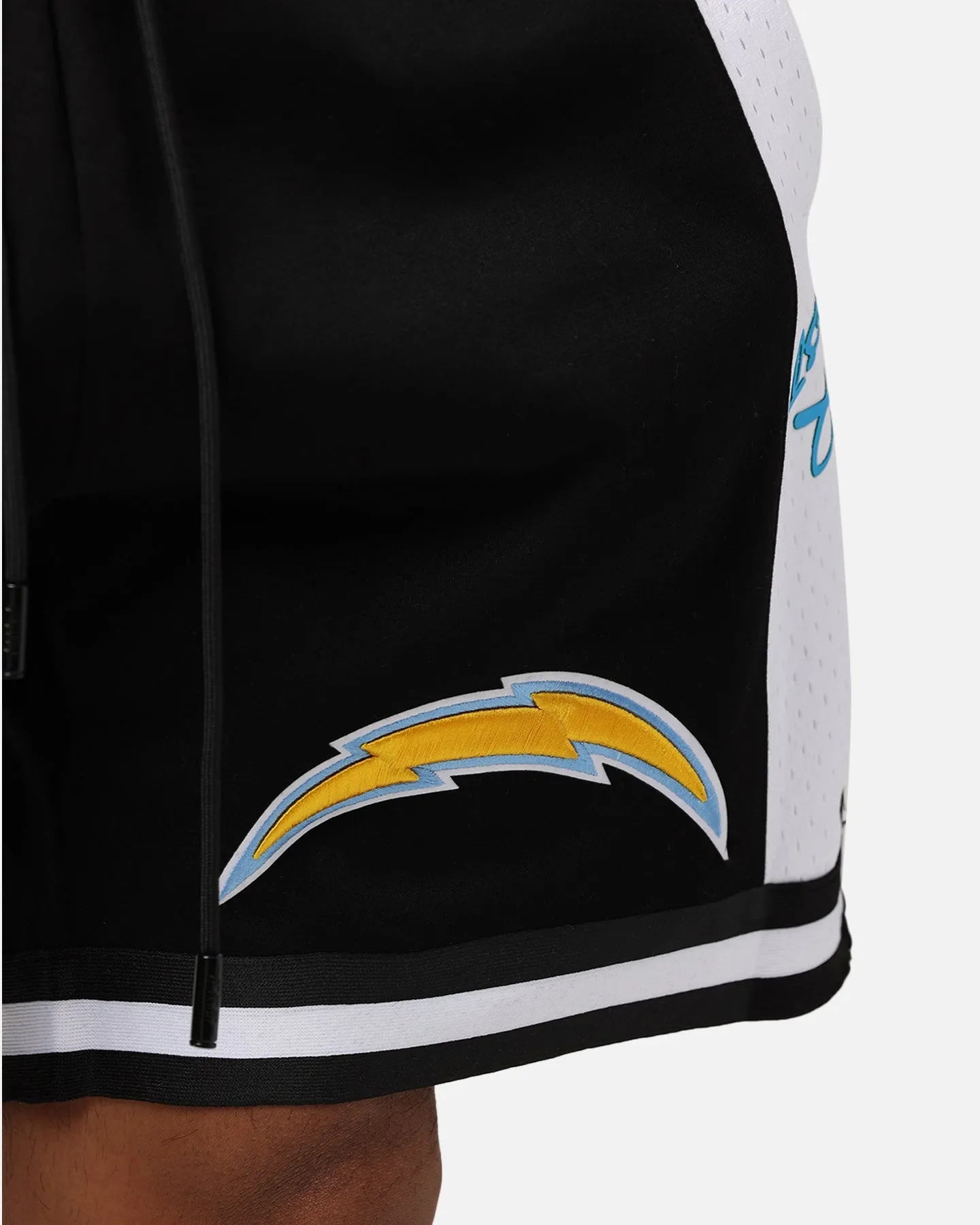 Los Angeles Chargers Fast Lane 2.0 Black Shorts by Pro Standard