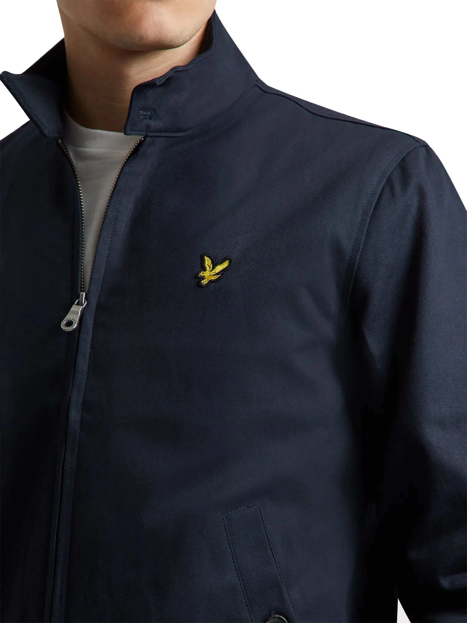 Casual Navy Harrington Jacket Lyle & Scott