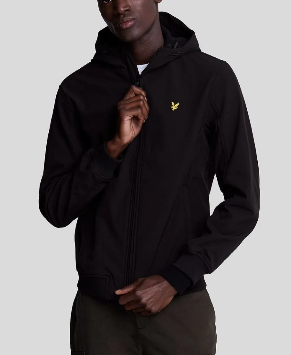 Jet Black Lyle & Scott Softshell Jacket