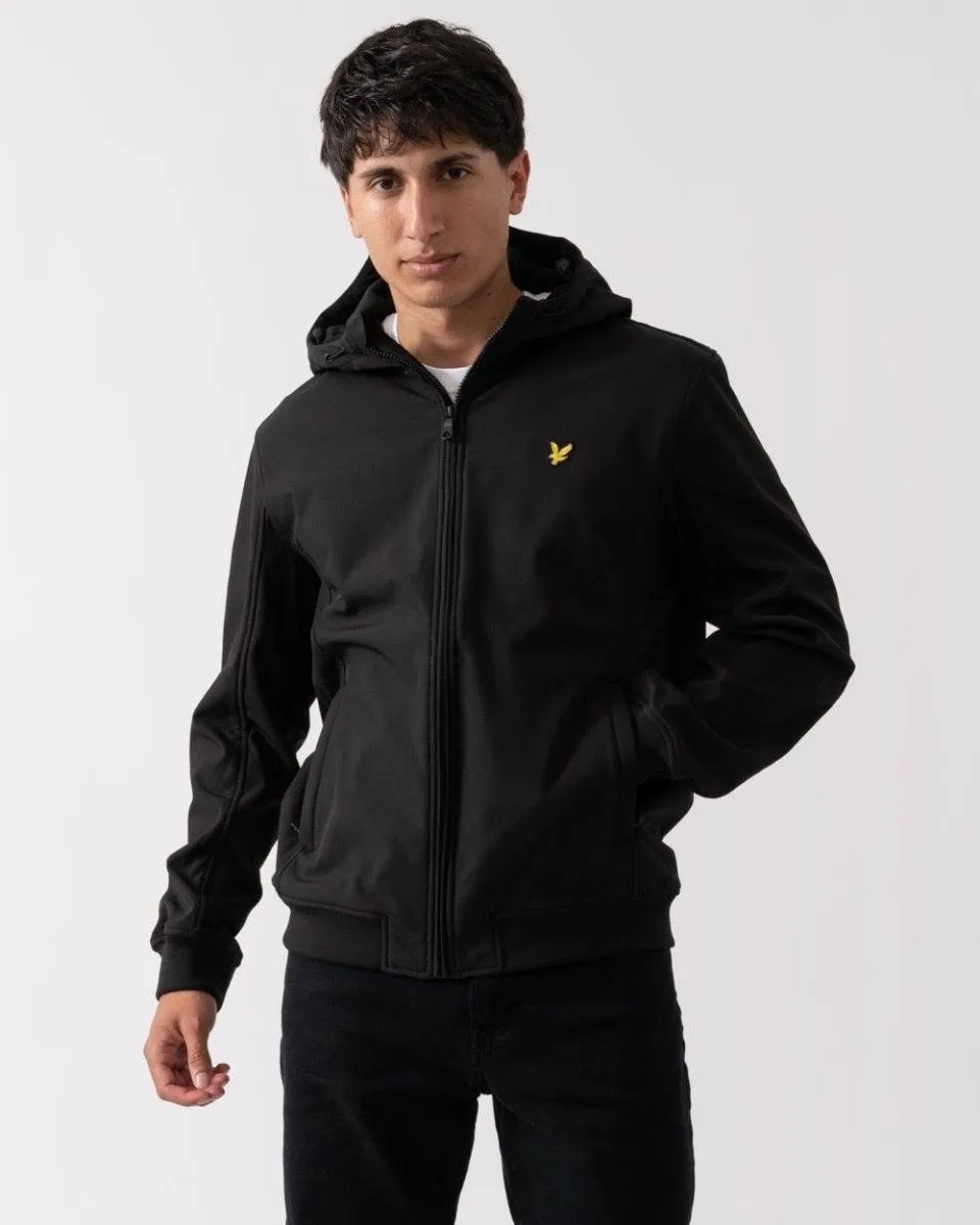 Jet Black Lyle & Scott Softshell Jacket