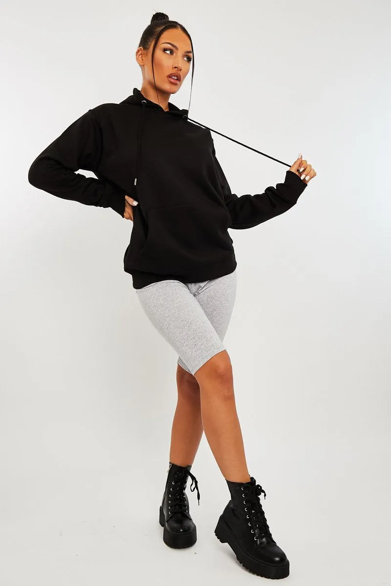 Maia Hoodie - Black Soft Fleece