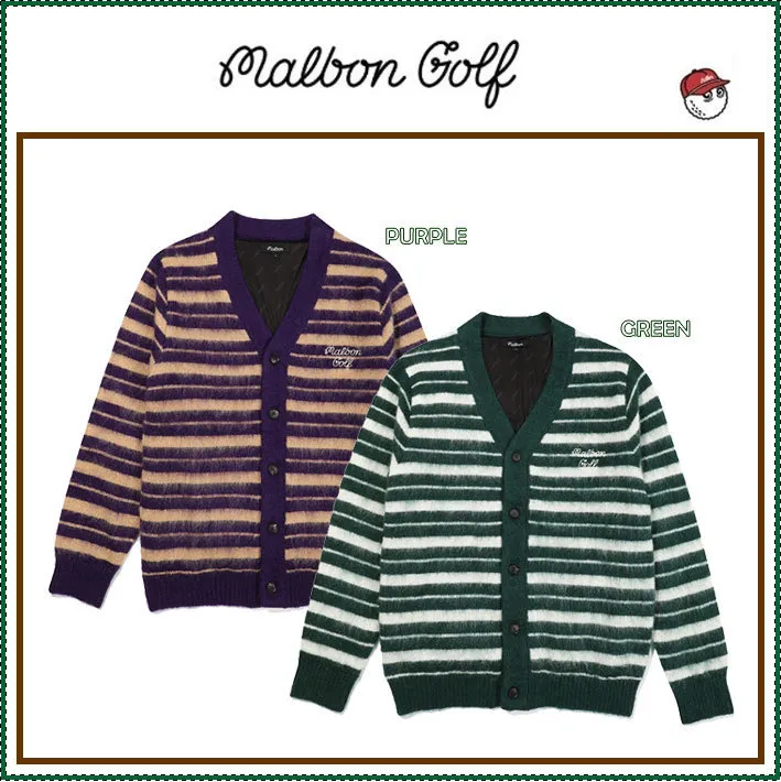 Malbon Golf Logo Cardigans | Street Style Plain