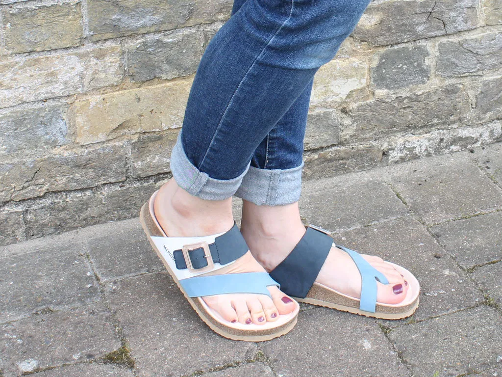 Mephisto Sandals Blue - Madeline Collection