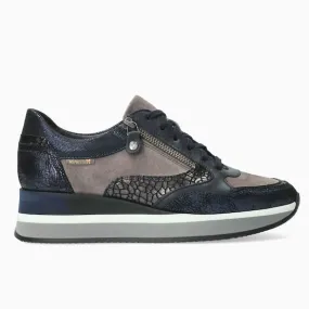 Navy Women's Olimpia Sneaker by Mephisto