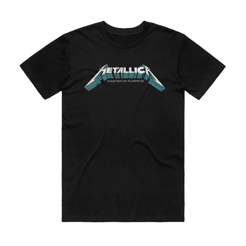 Metallica Master of Puppets Logo Black T-shirt