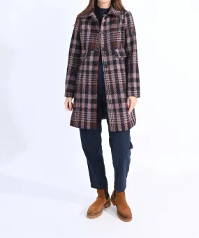 MOLLY BRACKEN - Checkered Woven Jacket