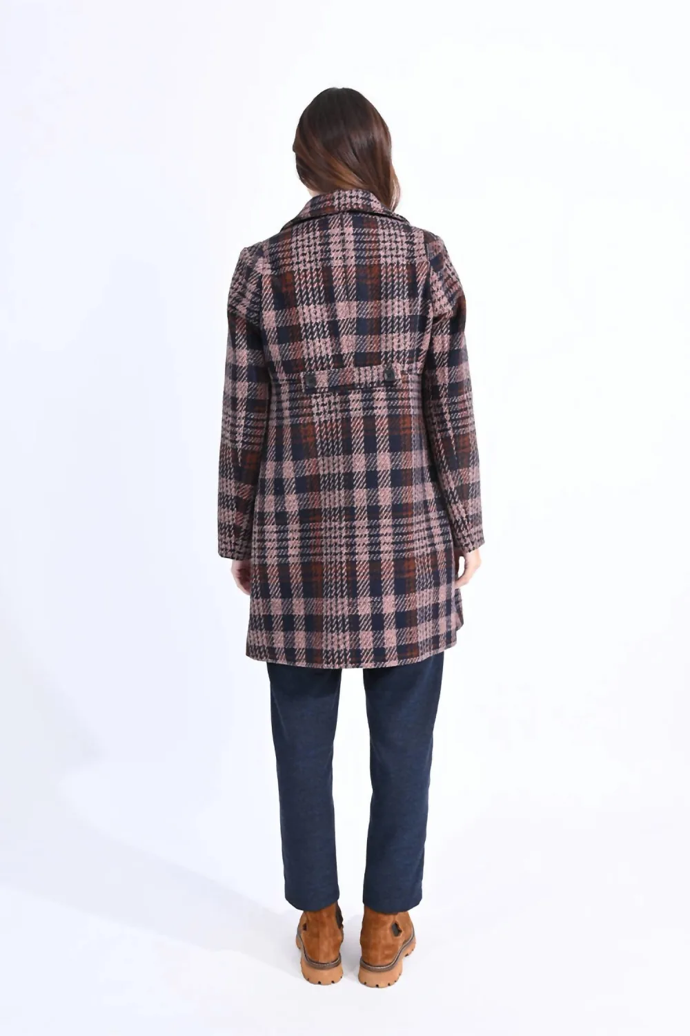 MOLLY BRACKEN - Checkered Woven Jacket