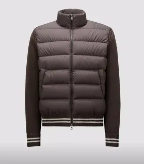 MONCLER Nylon Blended Cotton Logo Cardigans