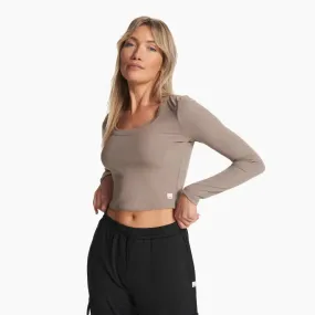 Mountain Long Sleeve Yoga Scoop Neck T-shirt