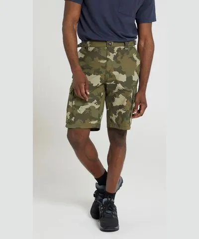 Ripstop Camo Cargo Shorts for Men from Mountain Warehouse Prospect