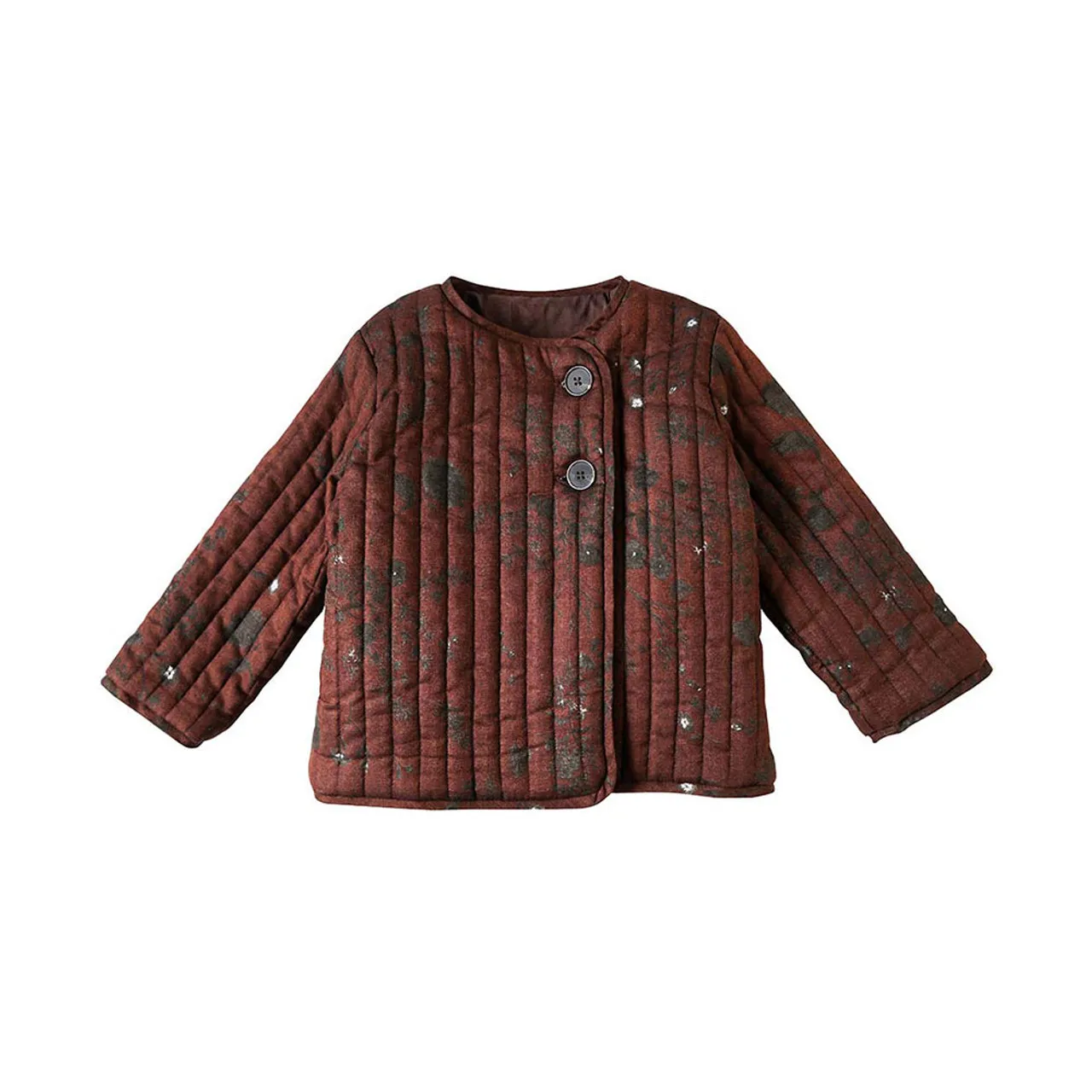 NAOMI ITO brown quilted jacket 80cm