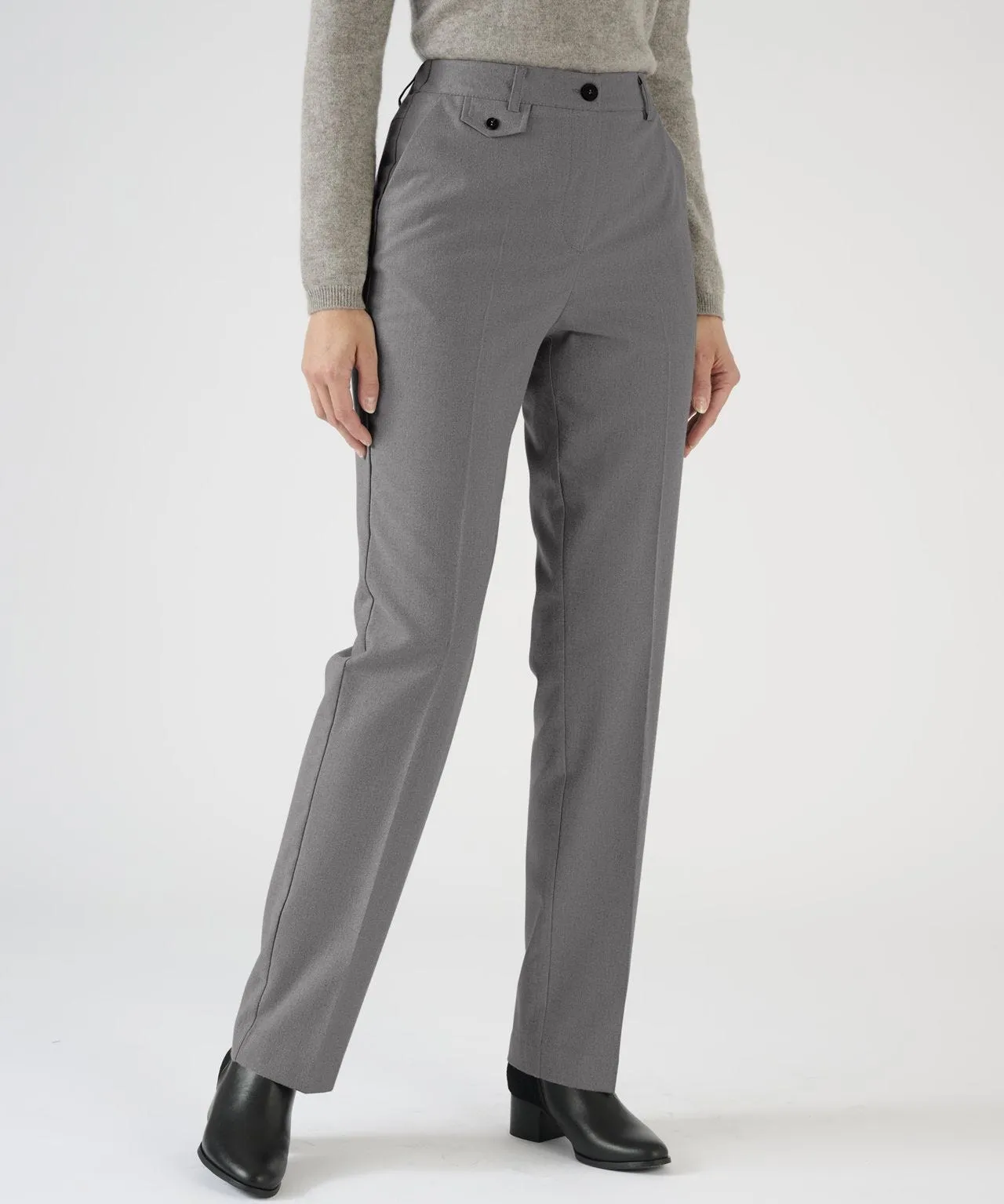 Pocket Detail Narrow Leg Trousers