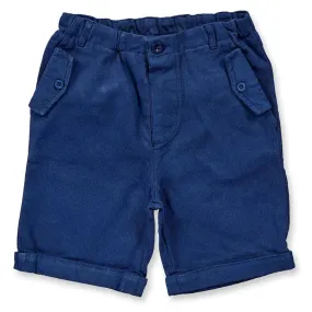 Navy Ulli Twill Shorts by Sense Organics