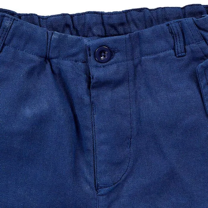 Navy Ulli Twill Shorts by Sense Organics